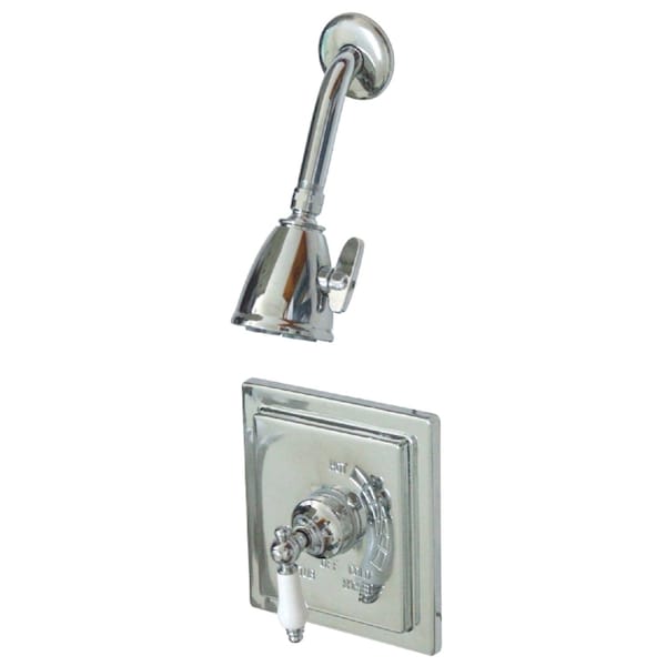Shower Faucet, 2, Wall Mount, Polished Chrome